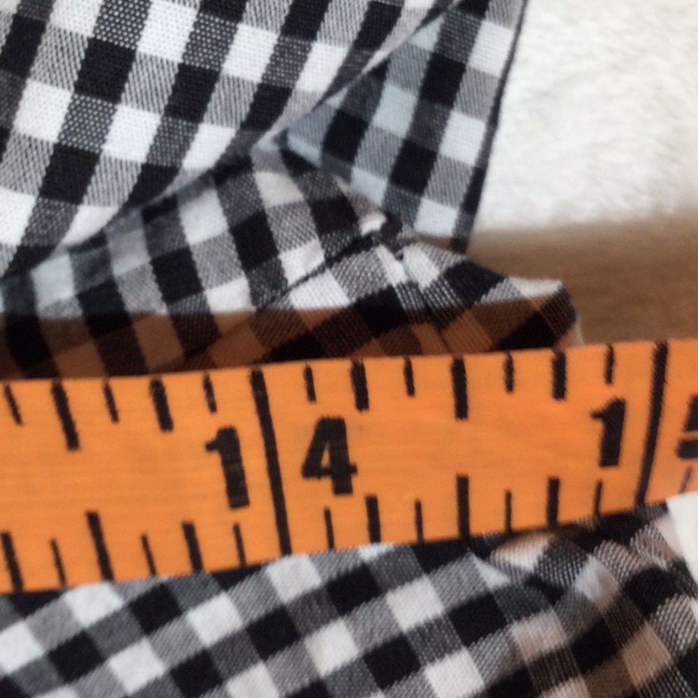 Forever 21 black and White Checkered Print Off the shoulder Dress - Picture 8 of 12
